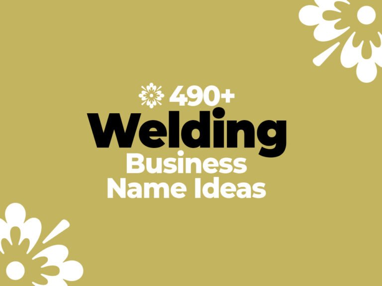 Welding Business Names