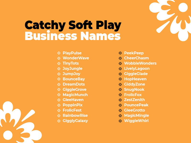 Catchy Soft Play Business Names