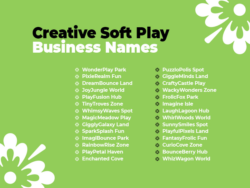Creative Soft Play Business Names