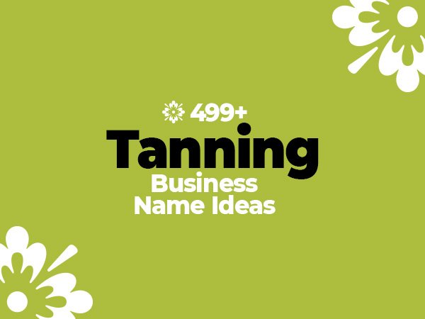 Tanning Business Names