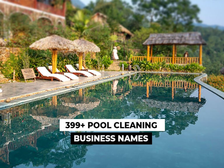 Pool Cleaning Business Name